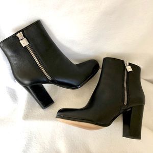 Michael Kors Pebbled Leather Ankle Boots